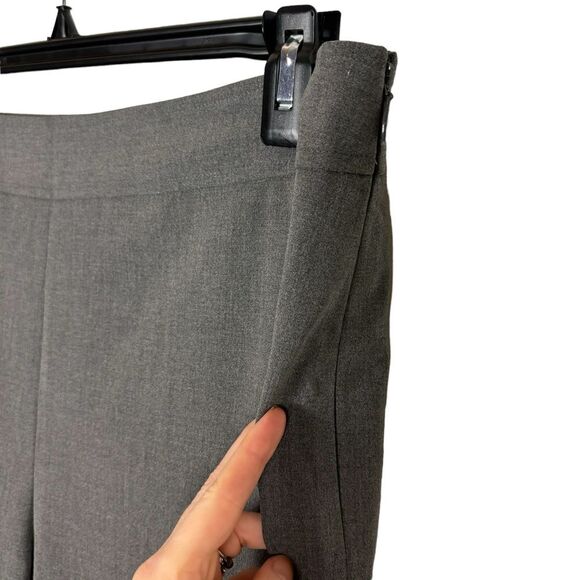 NWT Talbots Gray Stretch High Rise Cropped Leg Dress Pants Women's 16 - Picture 2 of 6